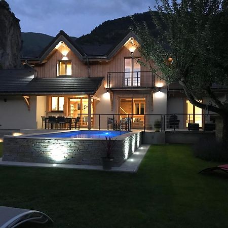 Chalet Barbara With Swimming Pool In The Heart Of Oisans Le Bourg-dʼOisans 外观 照片