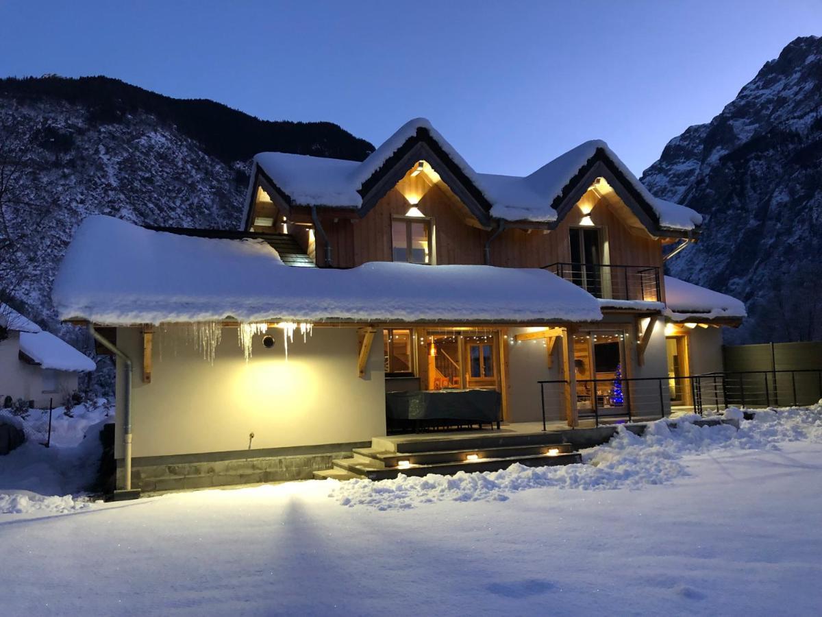 Chalet Barbara With Swimming Pool In The Heart Of Oisans Le Bourg-dʼOisans 外观 照片