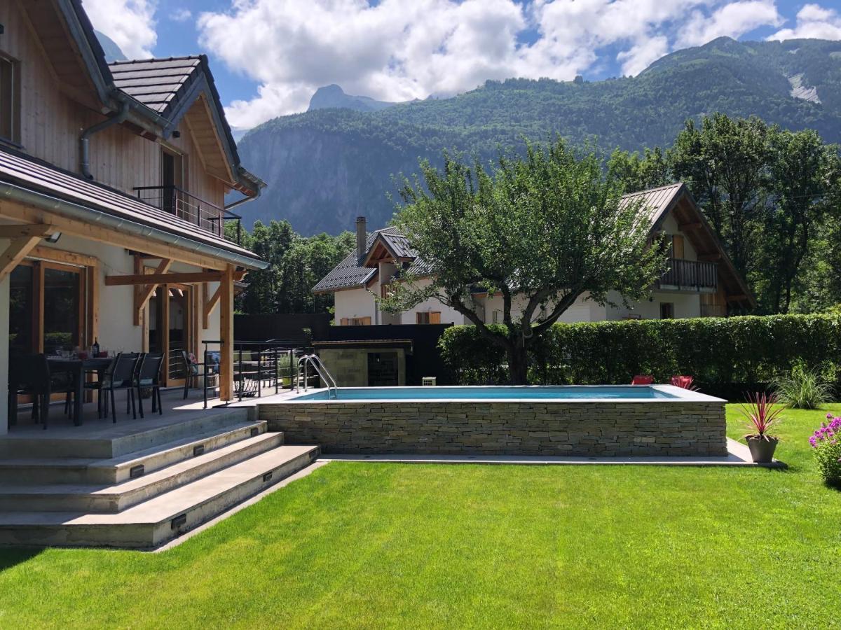 Chalet Barbara With Swimming Pool In The Heart Of Oisans Le Bourg-dʼOisans 外观 照片