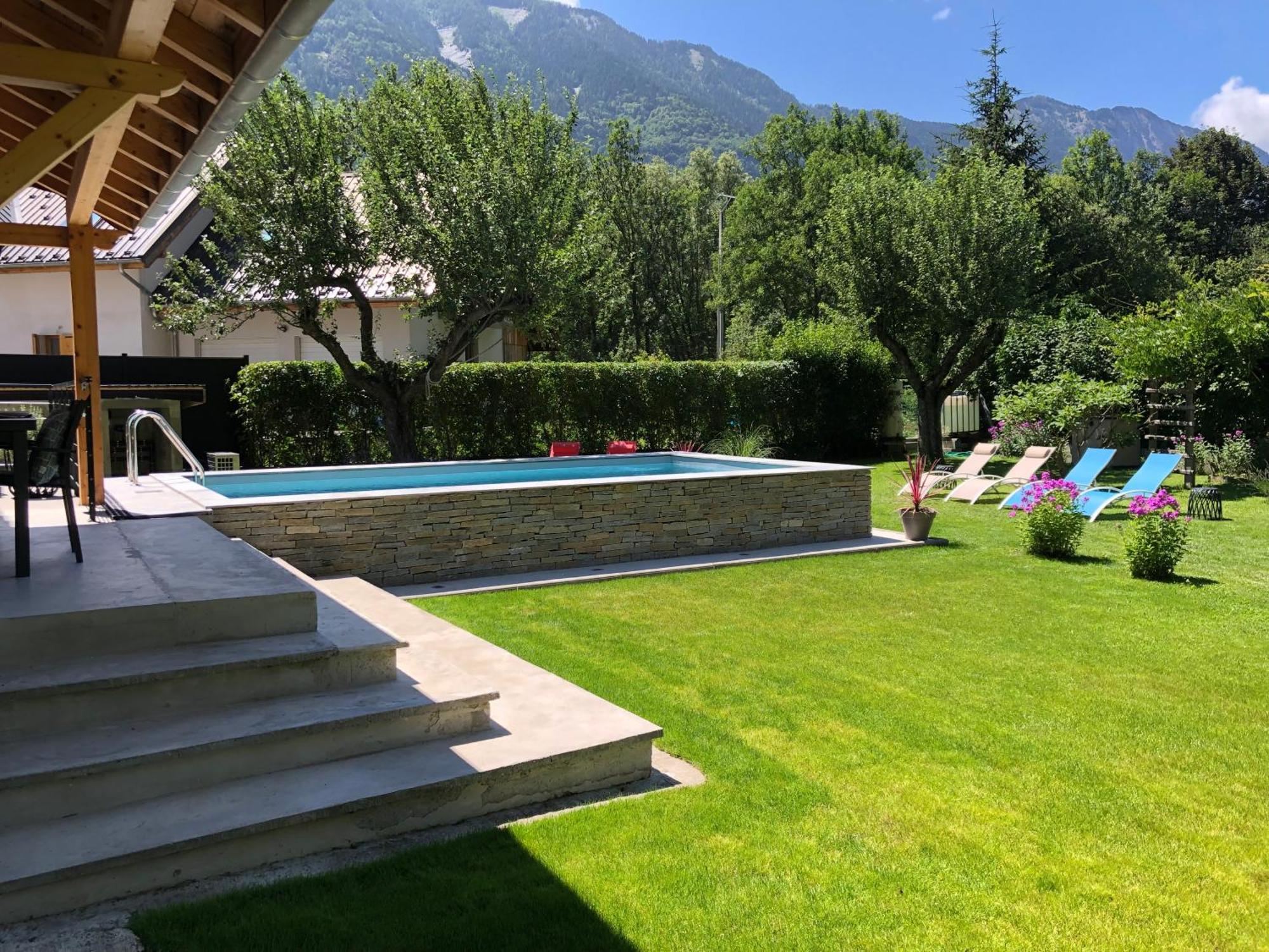 Chalet Barbara With Swimming Pool In The Heart Of Oisans Le Bourg-dʼOisans 外观 照片